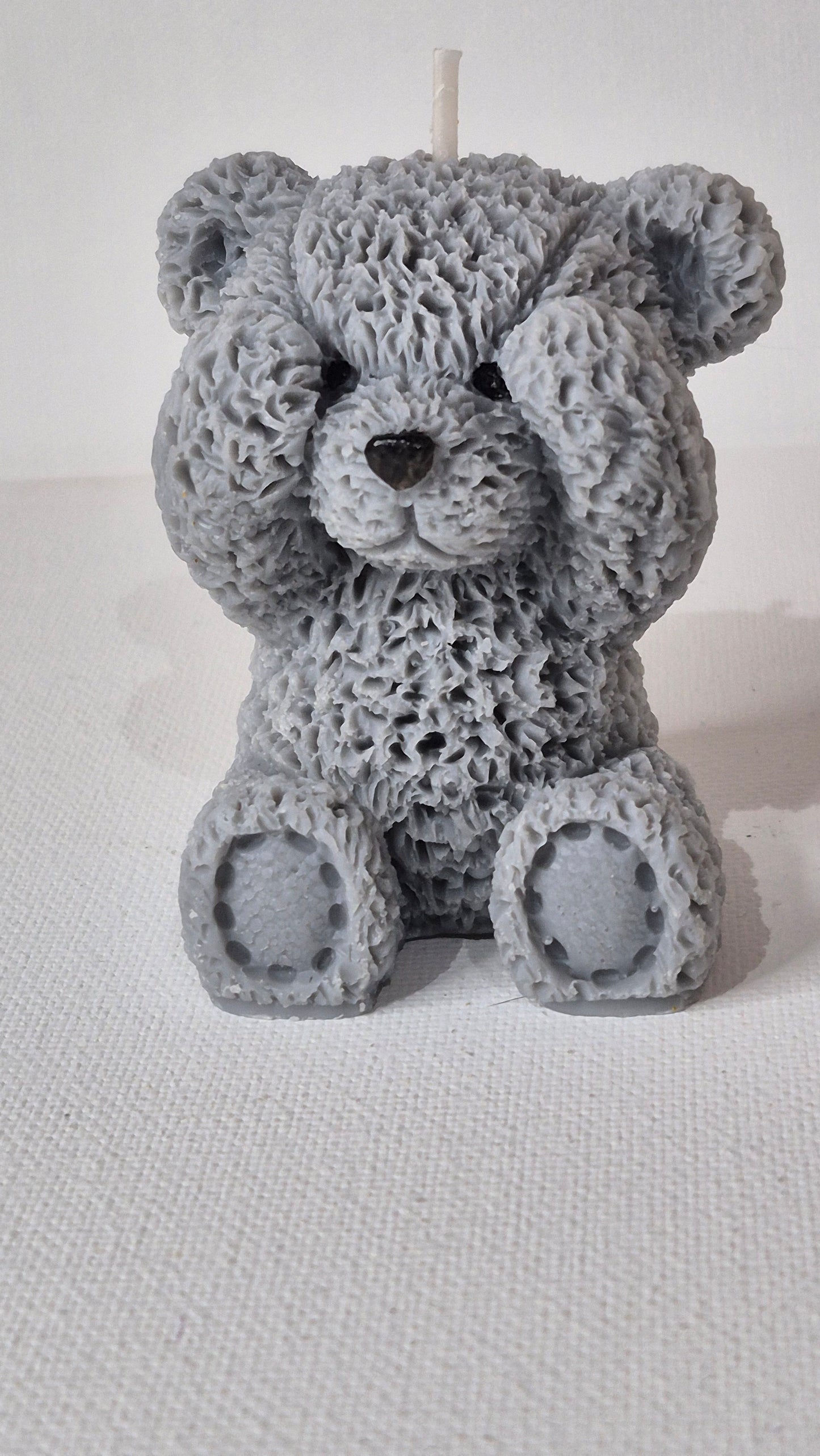 Teddybär Kerze - Handgemacht